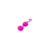 Boules de Geisha rose verre et silicone 